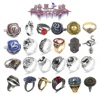 Game Souls Ring Men Women Adjustable Rings Dark Gemstone Rings Chloranthy Badge Metal Ring Fans Cosplay Jewelry Accessories 1