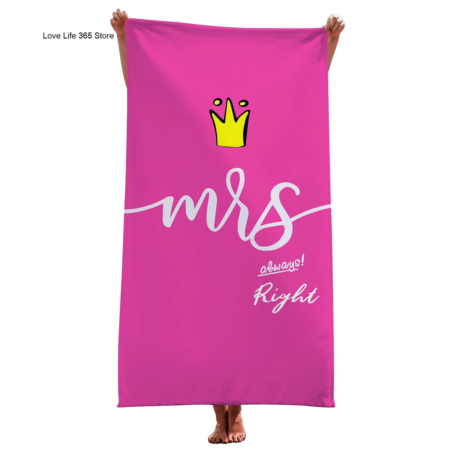 King and Queen's Velvet Bath Towel Beach Towel Cushion Large Bath Towel Beach Towel Printed Microfiber Towel Minimum Order