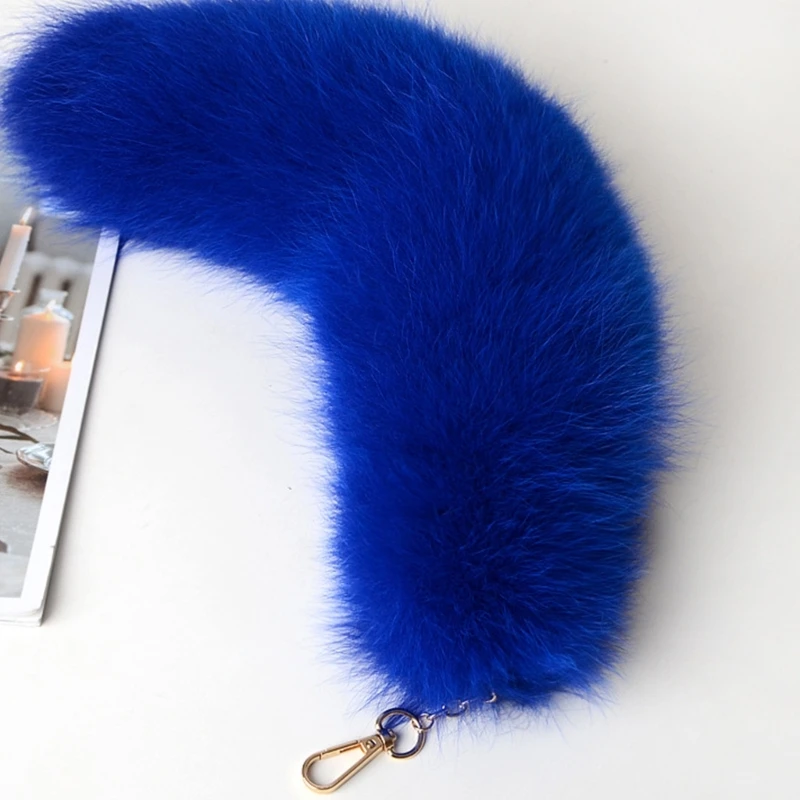 Plush Faux Furs Tail Halloween Party Costume Adult Cosplays Dress Up Tail Artificial Animal Faux Furs Foxes Costume