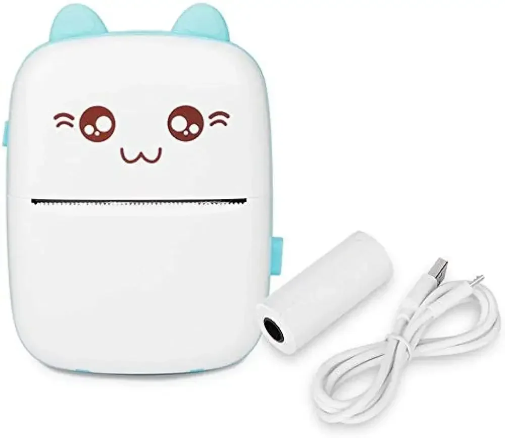 GlowMart Hot Sale Mini Cat C9 Portable Mini Thermal Printer Imprimante Thermique Impresora Porttil Smartphone Printer