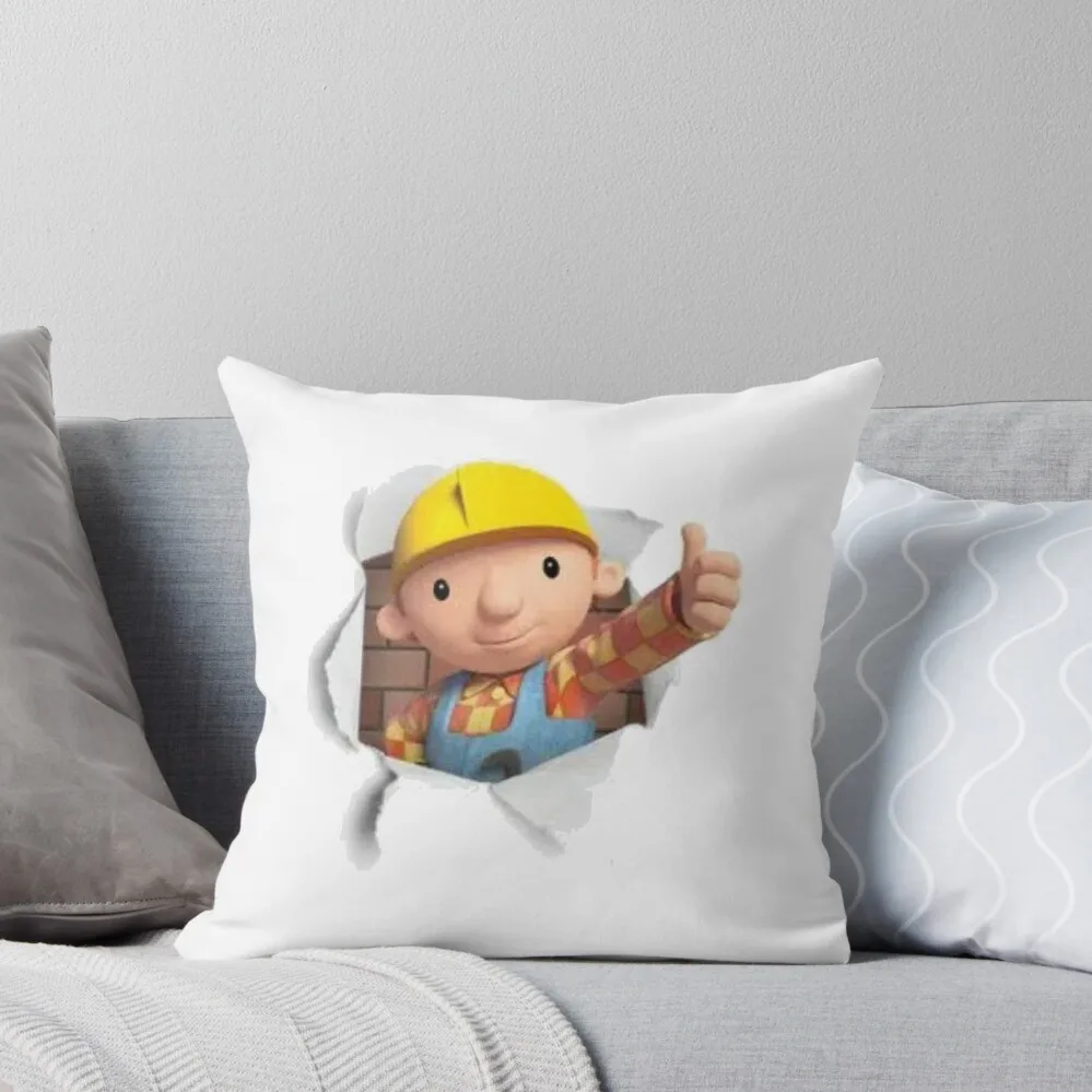Bob The Builder Throw Pillow Pillow Decor Federe Per Cuscini Decorazioni Natalizie Per La Casa 2024