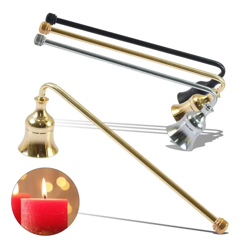 Candle damper Candle snuffer Metal candle tool elegant bell shaped extinguisher stopper set for aromatherapy