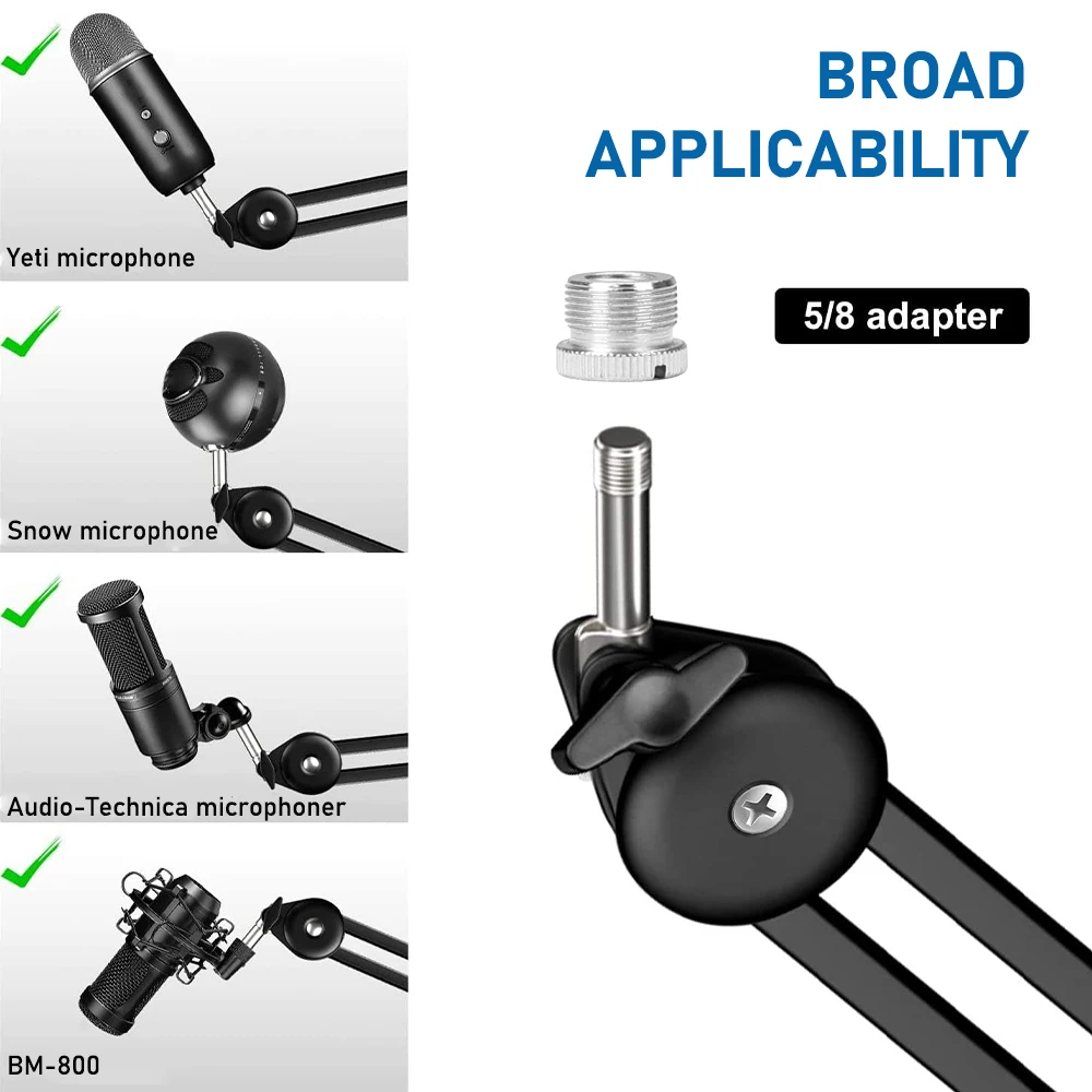 Microphone Stand Adjustable Heavy Duty