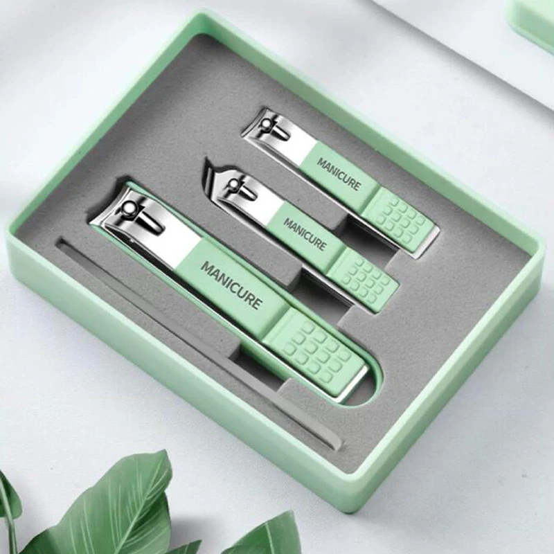 4 Pcs Manicure Kit Set Nail Scissors Set Nail Clippers Metal Manicure Portable Trimmer Grooming Kit Trimming