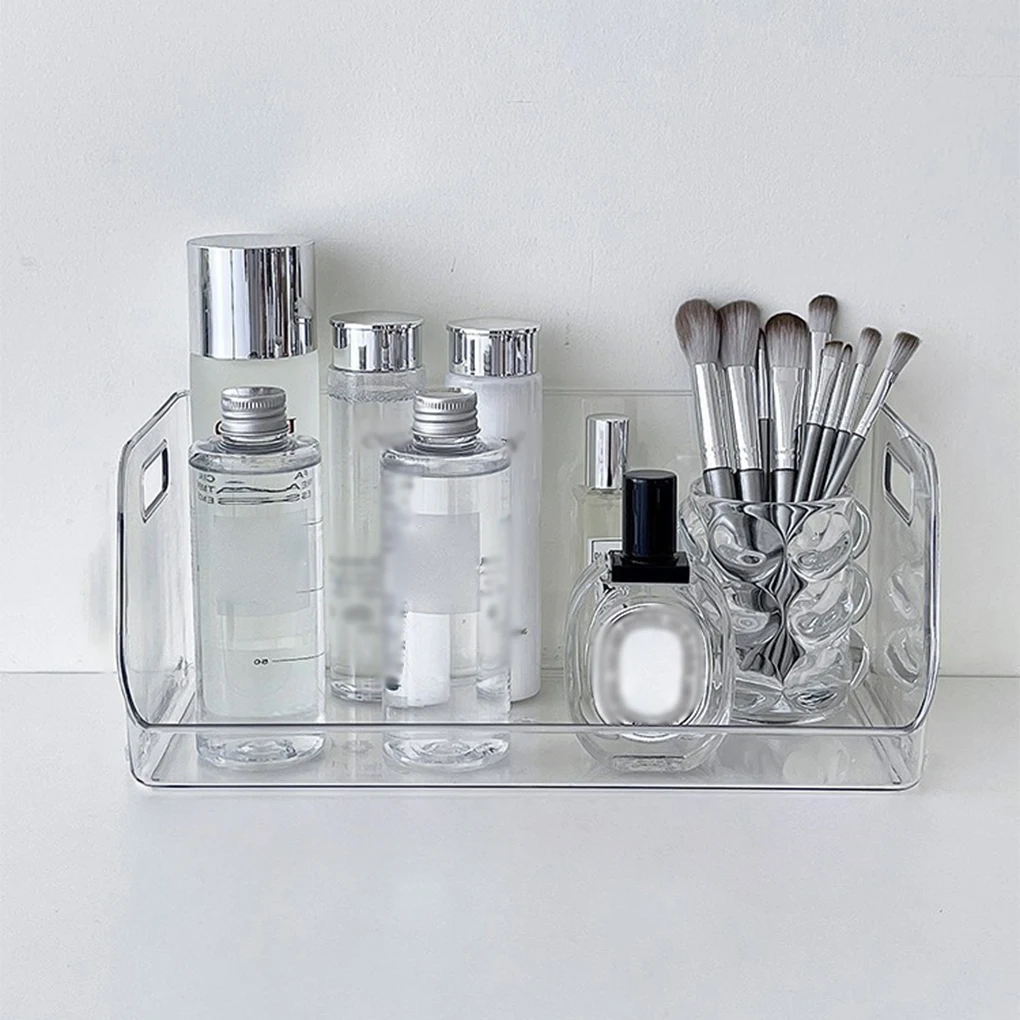 

Desktop Transparent Storage Box Book Box Cosmetic Jewelry Finishing Lovely Student Sundries Rack Acrylic Organizer Box