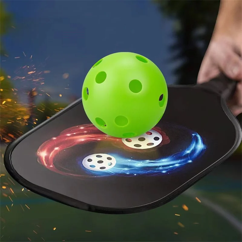 Durable Indoor Pickleball Balls - Set of 3, 6, or 12 - Ideal for Training, Competition, and Practice