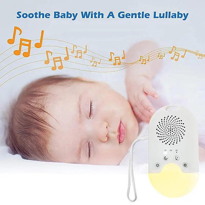 Insomnia Noise Soothers Intelligent Timing White Noise Machine For Insomnia Newborn Essentials For Bedroom Nursery Stroller Car