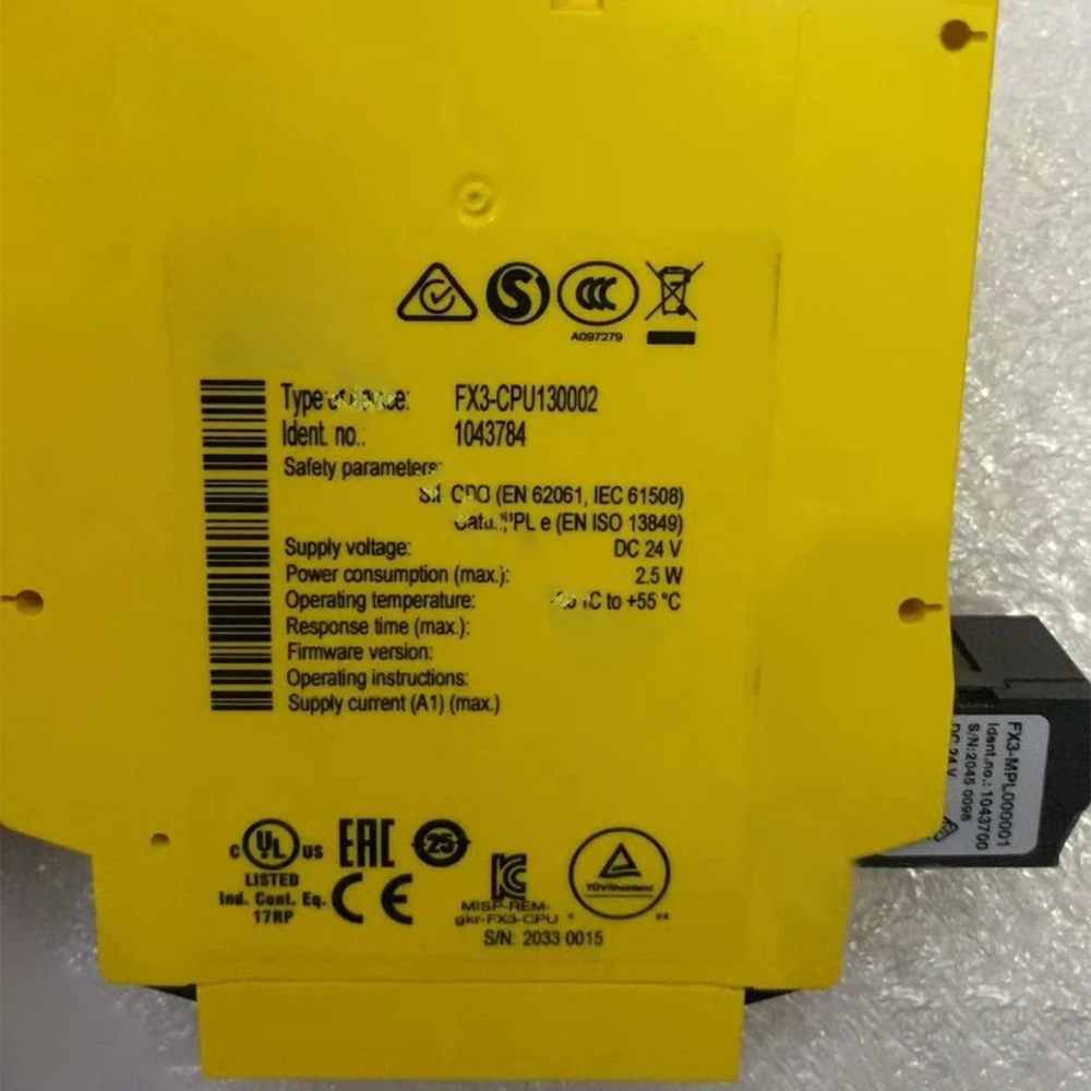 Nuovo Per Sick Fx3-Cpu130002 1043784 Modulo Relè Di Sicurezza In Scatola