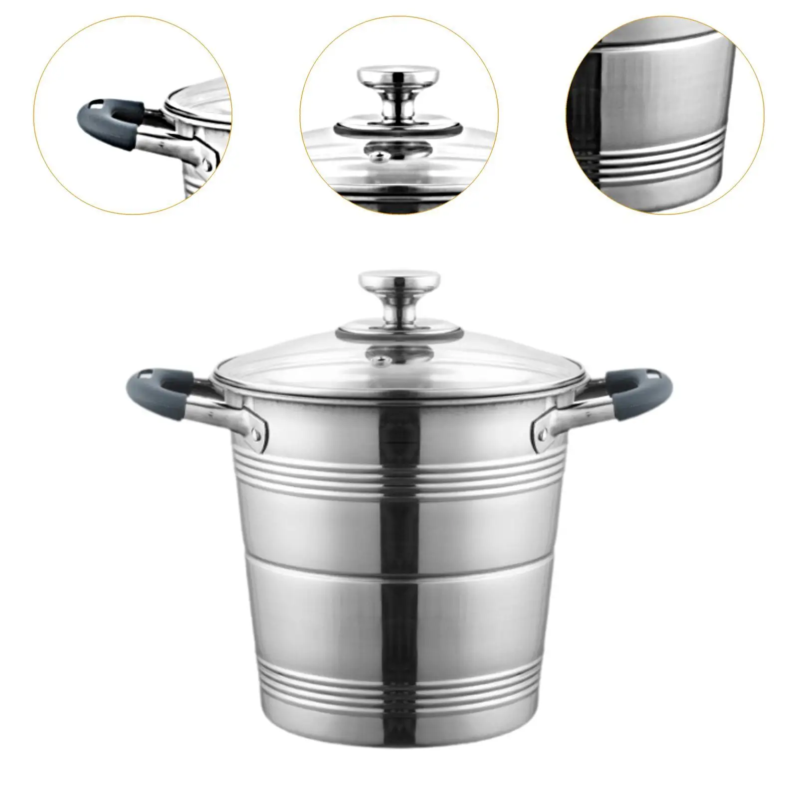 Stainless Steel Deep Fryer Pot Blade Cookware French Fryer for French Fries Home Kitchen Stainless Steel Deep Fryer Pot Blade Cookware French Fryer for French Fries Home Kitchen