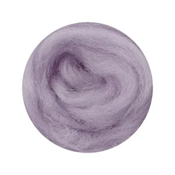 Large 50g Wool Felt Package, Soft and Smooth, Imported from Queensland, Australia, Premium Quality for Needle and Wet Felting (73 smoke gray)