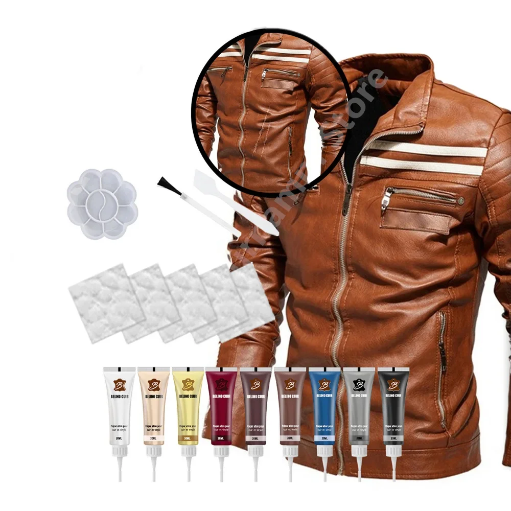 Magic Leather Repair Gel Leather Cleaner for Sofa PU Shoes Car Seat Bag Refurbishing