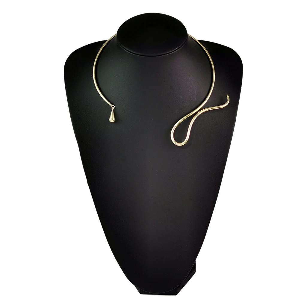 Alloy Torques Choker Necklace Women Jewelry