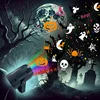 Halloween Projector Light USB Power LED Spotlight Pumpkin/Skull/Spider/Ghost Projection for Bedroom Decor Room Party Fairy Lamp 5