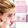LAIKOU Sakura Facial  Body Whitening Soap Reduces Acne Dark Spot Deep Cleaning Cutin Brightening Skin 90g 1