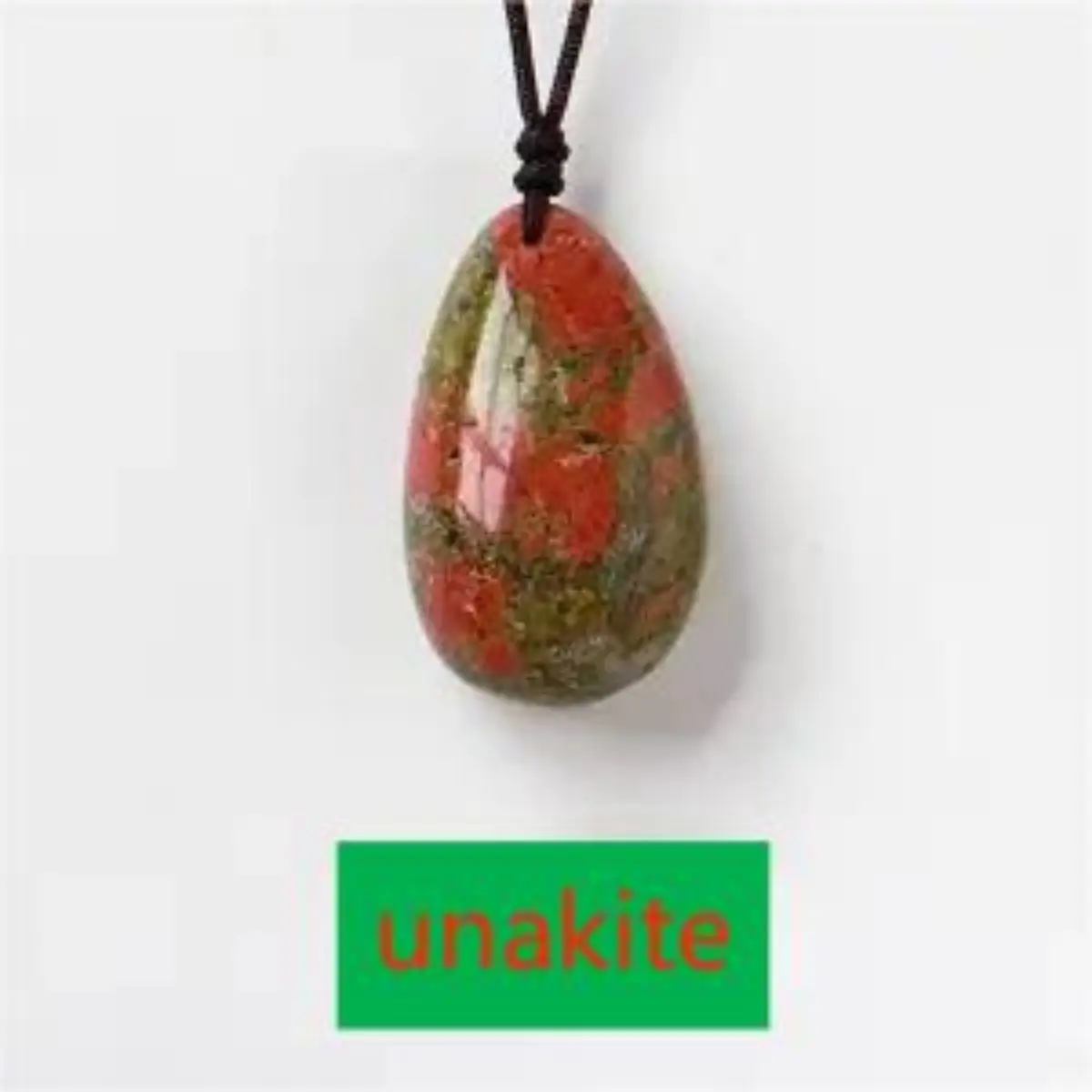 11 Kinds Of Natural Crystal Raw Stone Polished Water Drop Shape Polished Pendant Oval Multi-Crystal Material Energy Necklace