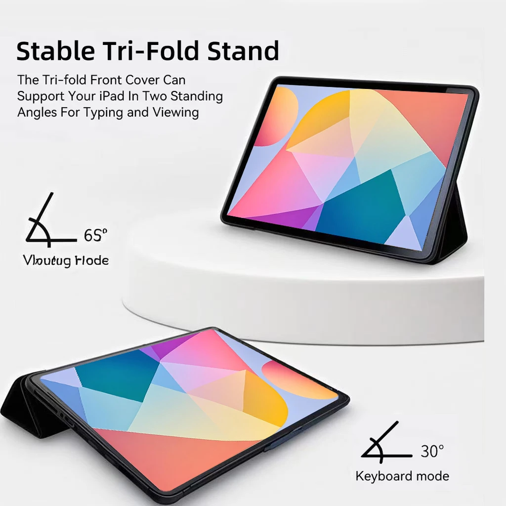 Soft Silicone Flip Smart Cover Tablet Case