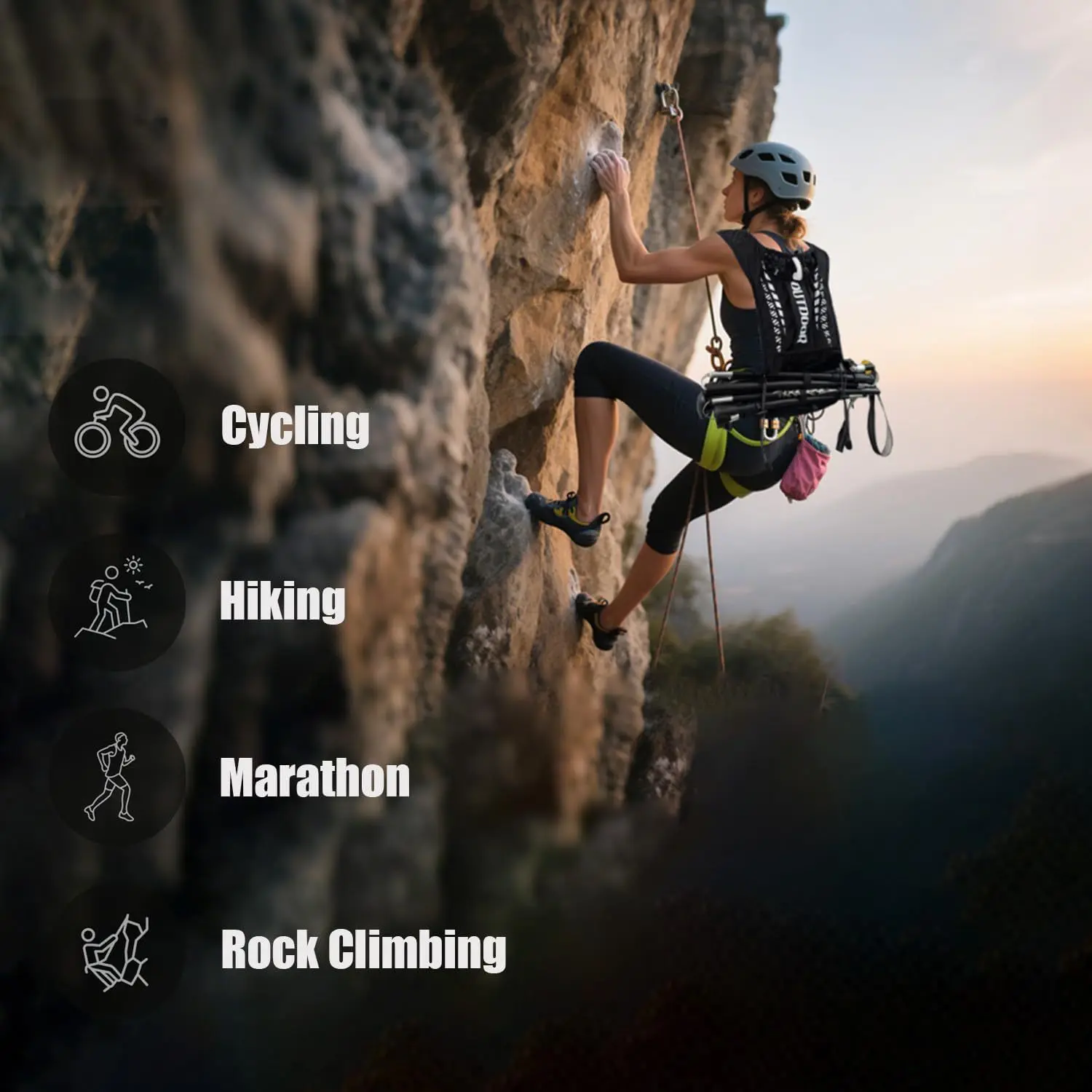 러닝 하이드레이션 조끼 반사 사이클링 백팩 자전거 가방 야외 스포츠 등산 하이킹 MTB 로드 바이크 하이드레이션 백팩