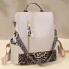 New Fashion Leopard Designer Large Capacity Travel Backpacks Women's Waterproof Nylon Shoulder Bags Totes School Bag Knapsack 2