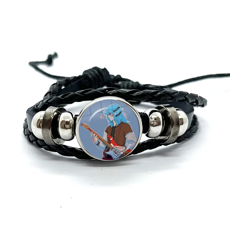 Horror Adventure Game Sally Face Anime Sal Fisher Cute Meme Bracelets Art Multilayer Braided Bracelets Bangles Handmade Jewelry 6