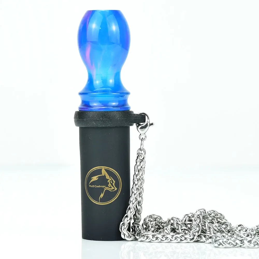 Resin Hookah Mouthpieces Hookah Sheesha Chicha Narguile Shisha Water Pipe Accessories Silicone Hang Rope Strap Mouth Tips