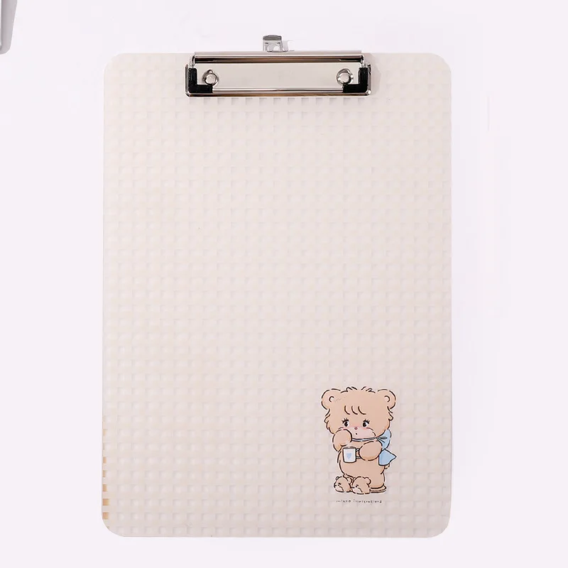 Mikko A4 Plate Clamp Cartoon Student Kawai Folder-Creative Writing Pad & Drawing Fixture for School, Office, and Kids-Origin