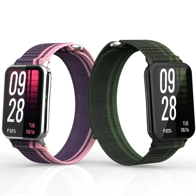 편안하고 내구성 있는 샤오미 미 밴드 8 프로 나일론 스트랩으로 스타일을 표현하세요.