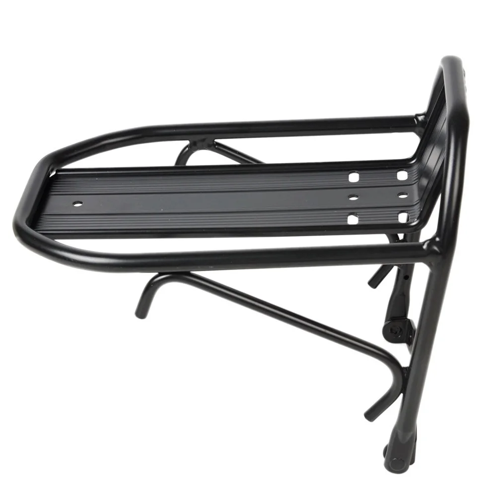 Bike Front Rack Bike Cargo Rack 10KG Load Capacity Bicycle Front Rack Aluminum Alloy Luggage Carrier for Cycling Accessories