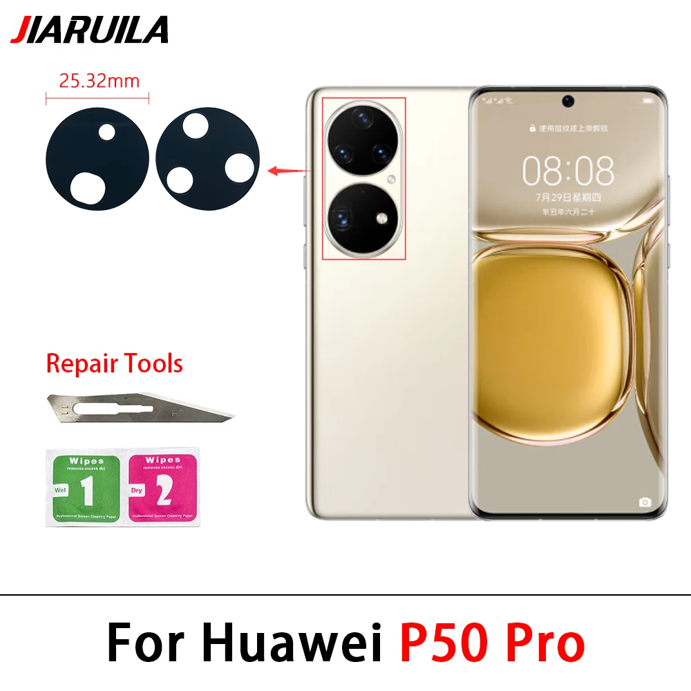 Premium Rear Camera Lens Glass with Adhesive Replacement