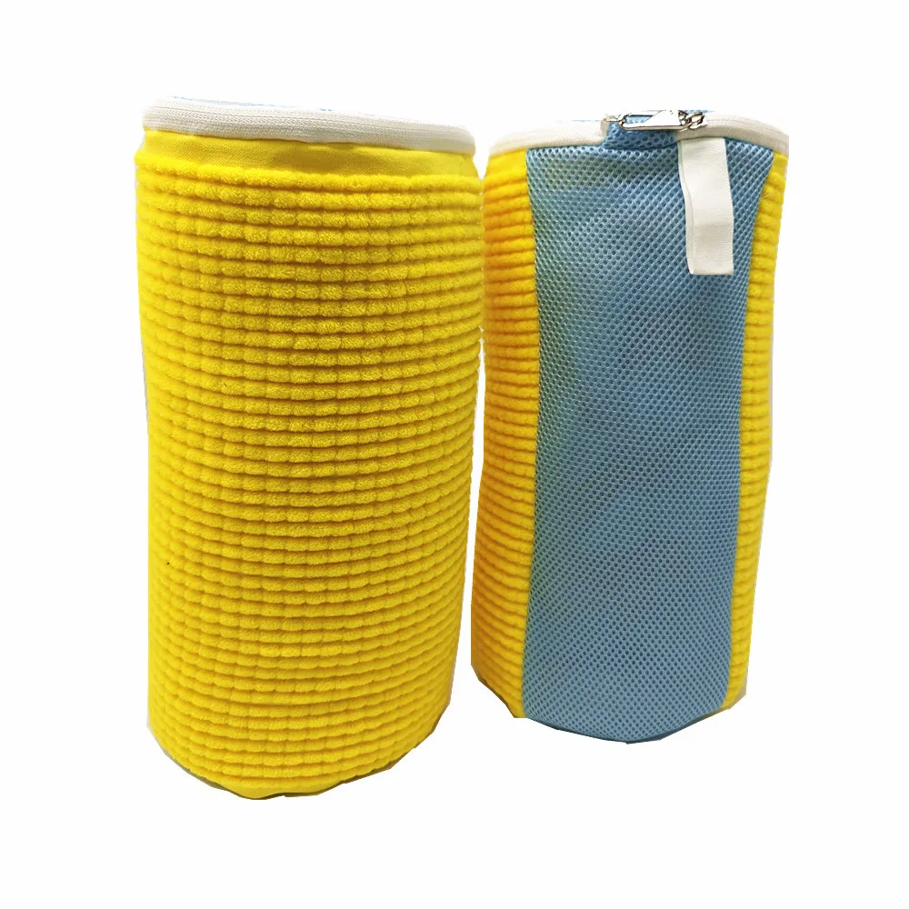 1/2PCS Durable Side Zipper Washing Shoes Bag Cotton Laundry Fluffy Fibers Easily Remove Dirt Washing Bags for Home Use Shoe 5