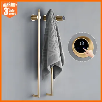 ราวแขวนผ้าเช็ดตัวอุ่นไฟฟ้า แห้งเร็ว ปรับอุณหภูมิและตั้งเวลาได้ ติดตั้งแบบซ่อน 1