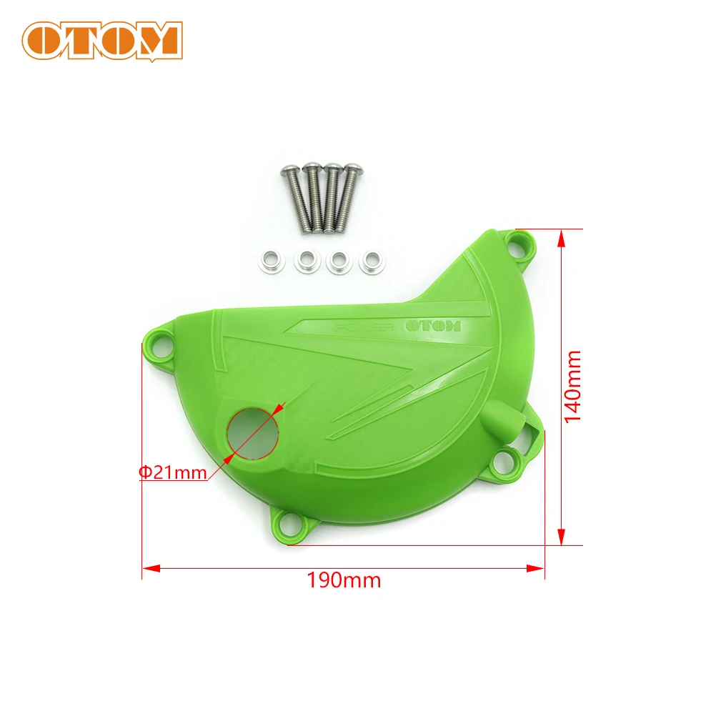 Защита двигателя мотоцикла OTOM, пластиковая крышка сцепления