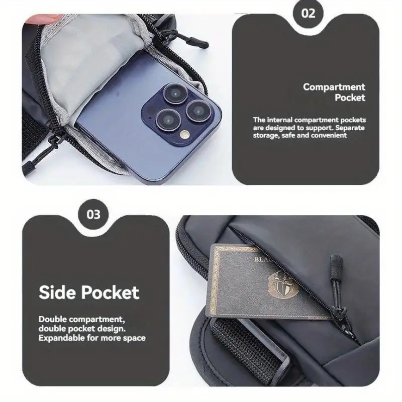 Running Armband Bag Phone Case Universal Sports Armband Arm Pouch Phone Holder Mobile Waterproof Wrist Band