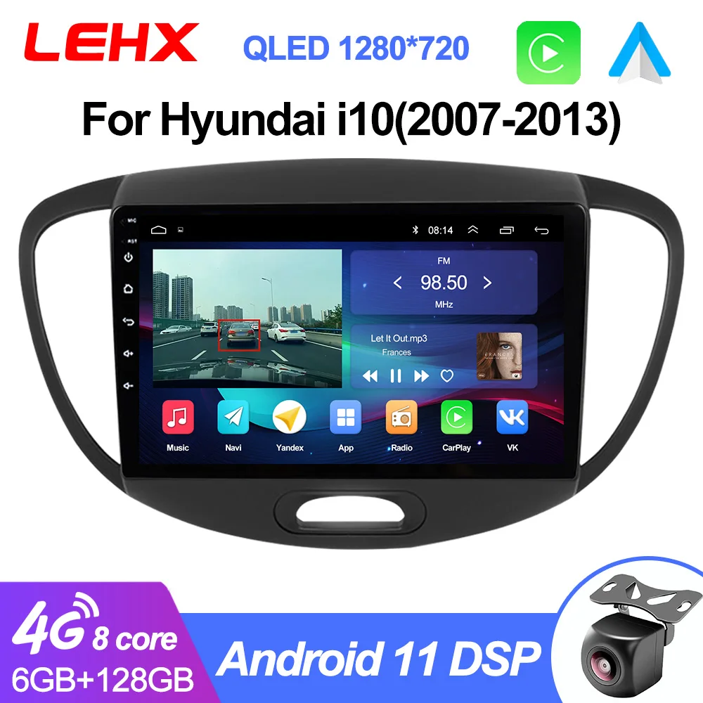 Lehx L6 Pro 2 Din Android 11 Stereo Car Radio Multimedia Vedio Player