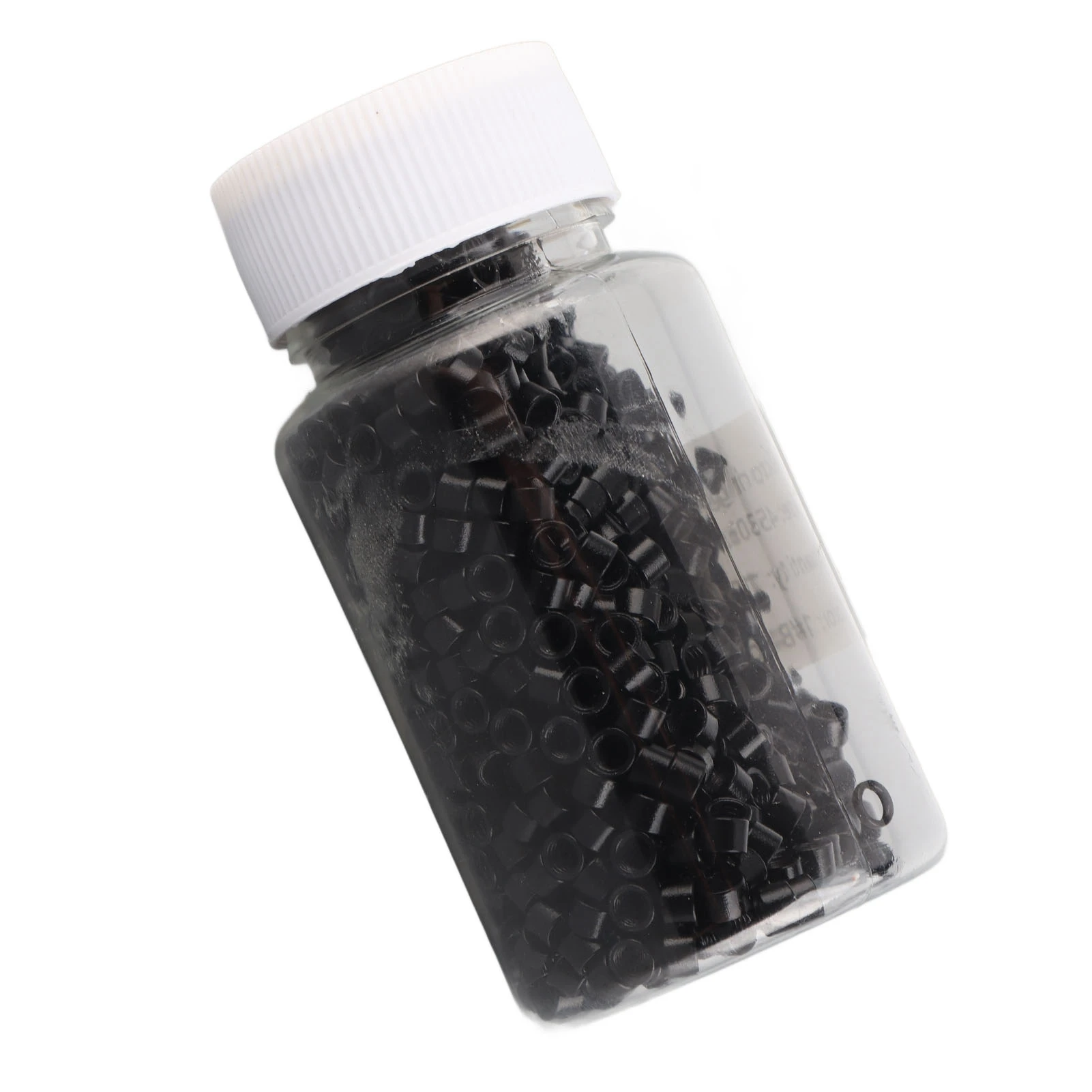 1000PCS Aluminum Micro Links Rings Beads Screw Micro Rings Hair Extension Tool Black Hair Extension Beads Hair Extension Rings 4