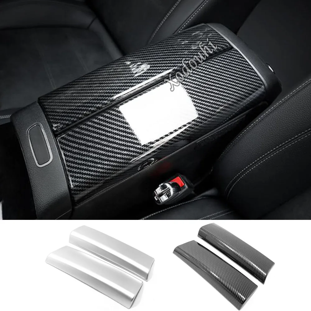 

Автомобильная накладка на подлокотник, поручни, отделка, рамка, коробка для чашек, Задняя 2 шт. для Mercedes Benz A Class W177 A180 A200 A250 2019 2020 2021 2022 2023