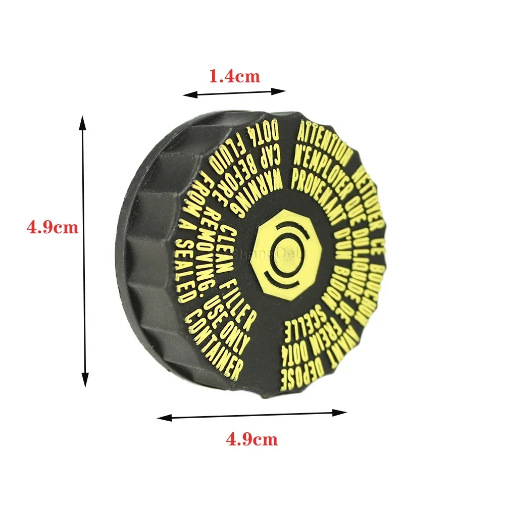 For Peugeot 206 306 307 308 408 508 2007 2008 2009 2010 2011-2015 Car Brake Fluid Reservoir Cap Oil Pot Inner Tank Cover
