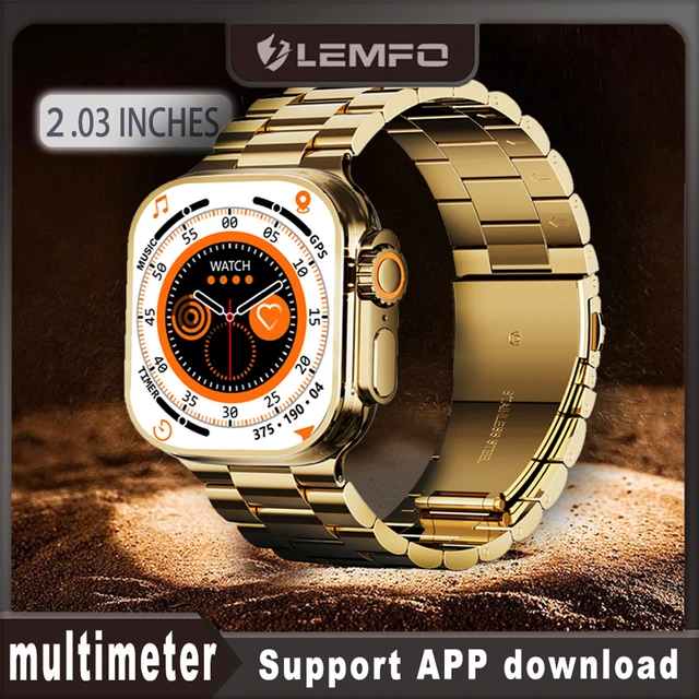 Lemfo Smartwatch Ultra Series 8 Bluetooth Call Smart Watch Full Function Extra Long Standby 2.03inch Hd Watch With Large Screen - Smart - AliExpress