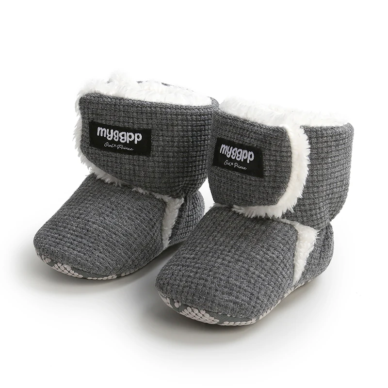 Baby Winter Shoes Soft Sole Non-Slip First Walking Shoes Boots Toddler Shoes For Girls Boys 1