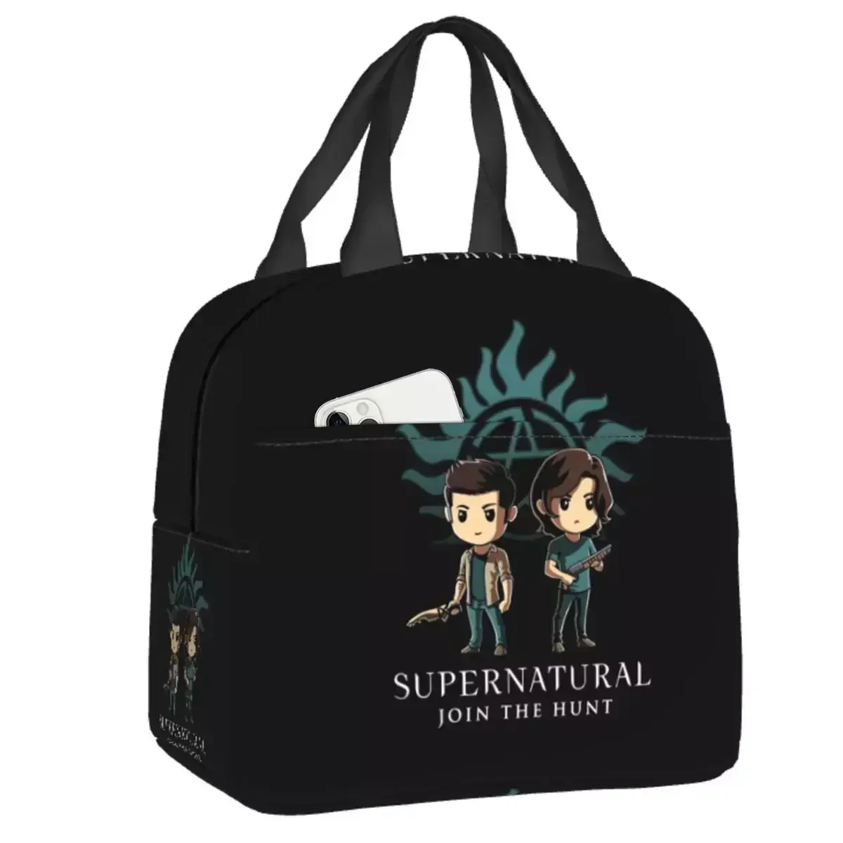 

2024 New Dean Winchester Supernatural Thermal Insulated Lunch Bags Lunch Tote For School Office Outdoor Multifunction Food Box