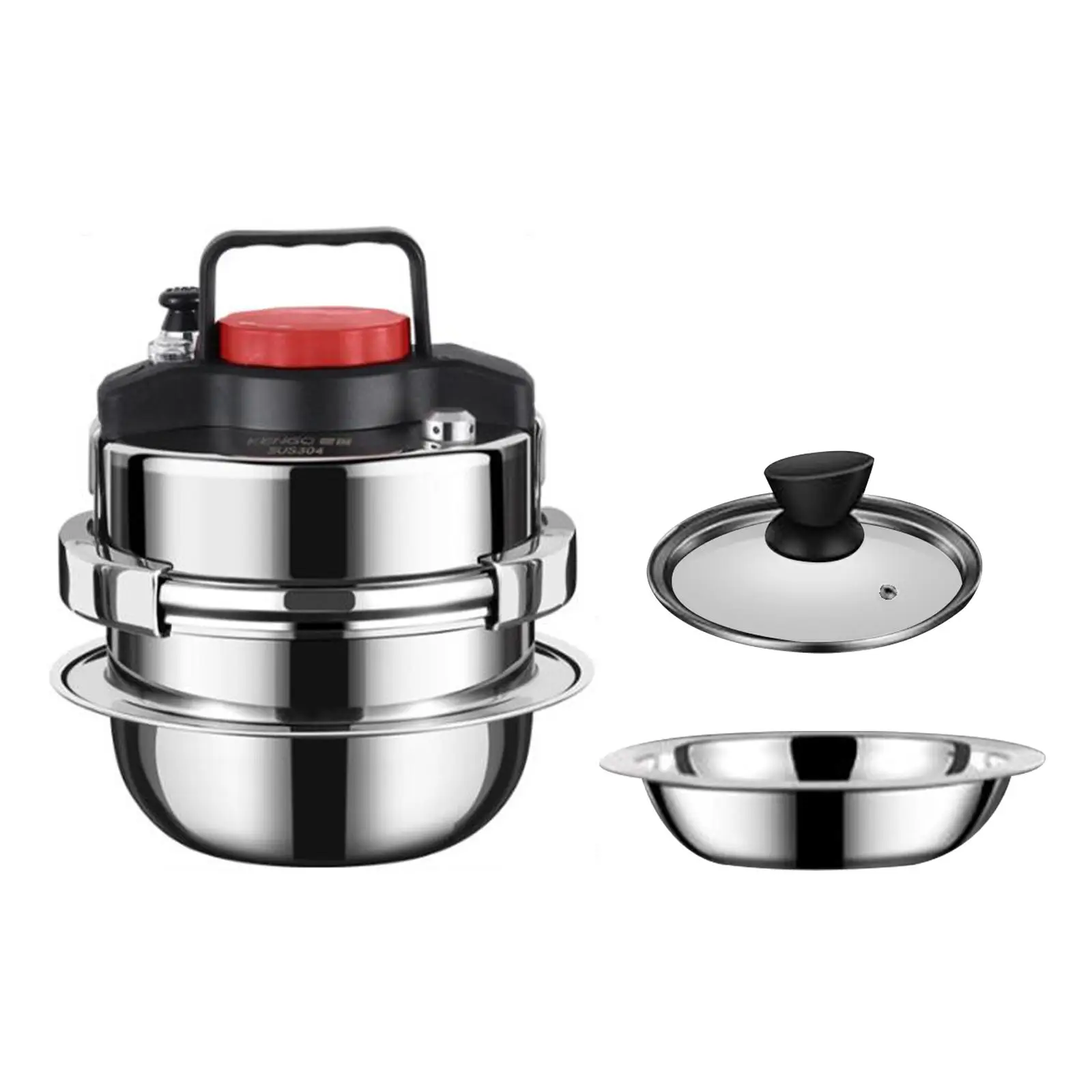 1.6L Outdoor Micro Pressure Cooker Kitchen Mini Cookware Cooking Pot for  Family Household Small Pressure Cooker Stainless Steel - AliExpress