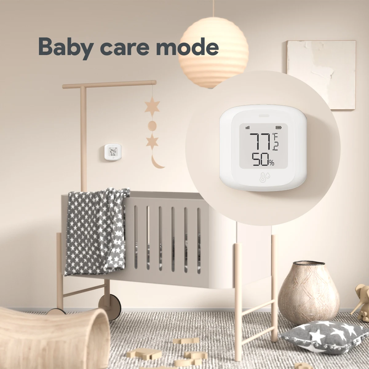 Tuya Zigbee / Wifi Temperature And Humidity Sensor Led Screen Smart Home Linkage Thermo Hygrome Google Home Alexa Voice Control, Alina Gadgets