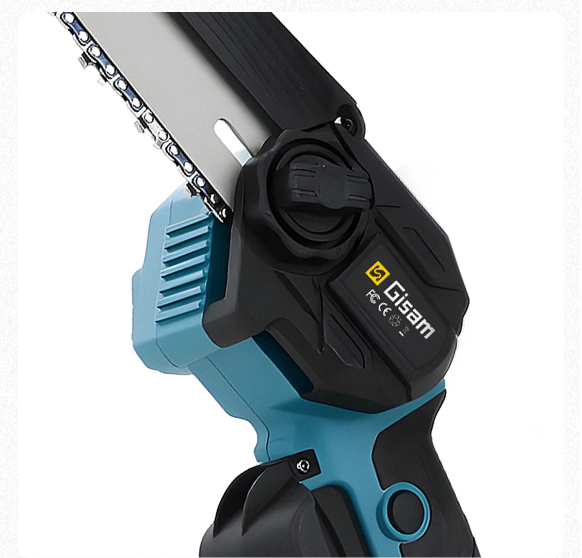 8 Inch Brushless Electric Chainsaw Cordless Portable Electric Saw Woodworking Po