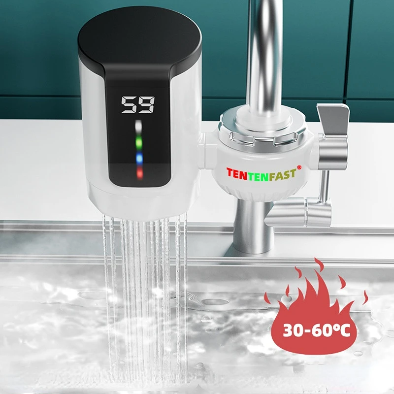 Electric Faucet Heater Without Installation Instant Tankless Water Heater  Kitchen Treasure Fast Heating Electric Water Heater - AliExpress