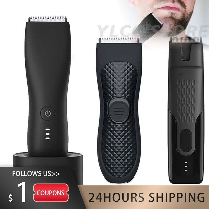 Men's Groin Hair Trimmer Precise and Safe Grooming for Sensitive