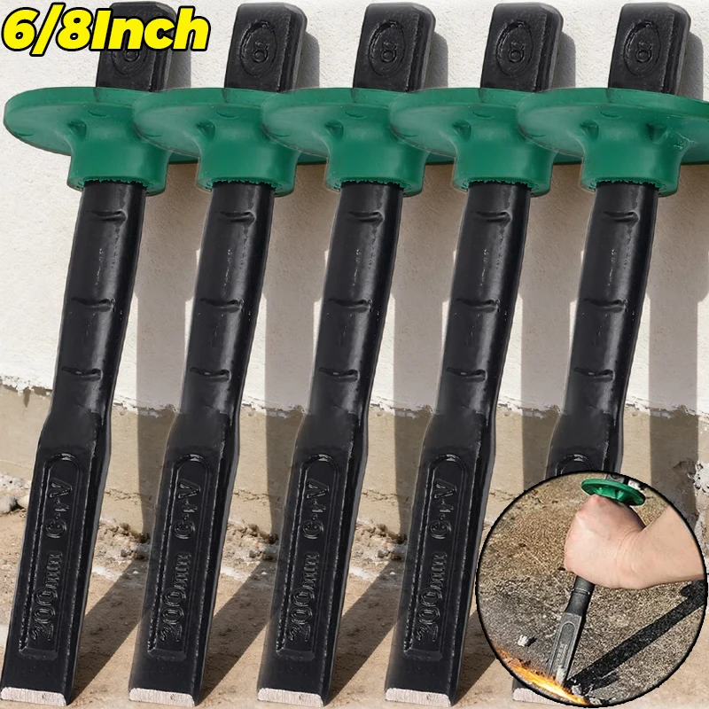 Chisel Splitter Flat Chisel Concrete Tool 6/8Inch Chisel Head Cement Stone Splitter ...