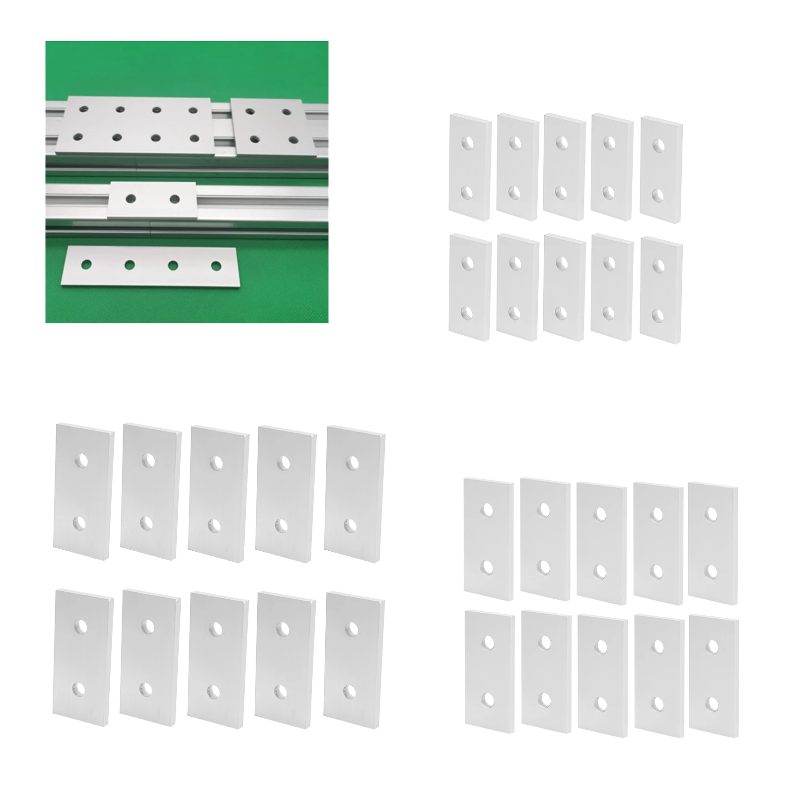 Joining Plate Aluminum Flat Connecting Reinforcement Vertical Connection Tool Reinforcement Plate Vertical Connection Tool