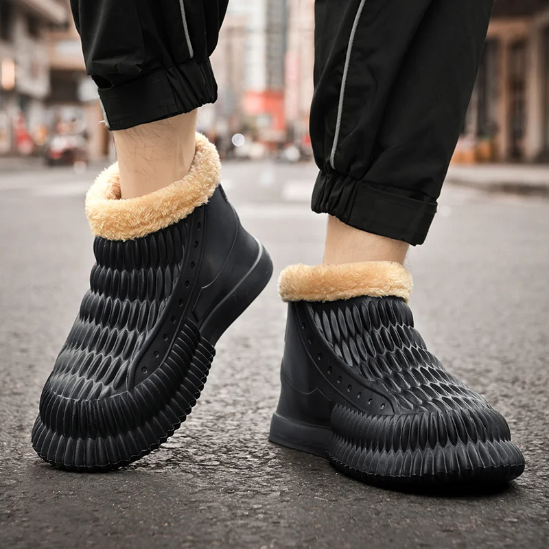 

Boots Men Women Brand Winter Warm Cotton Snow Boot Outdoor Non-slip Thick-soled Shoe Fashion Ankle Boots Comfortable Sneaker New