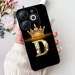 Luxury Letters Shockproof Soft TPU Phone Case Cover for Infinix Smart 8 HD (9D)