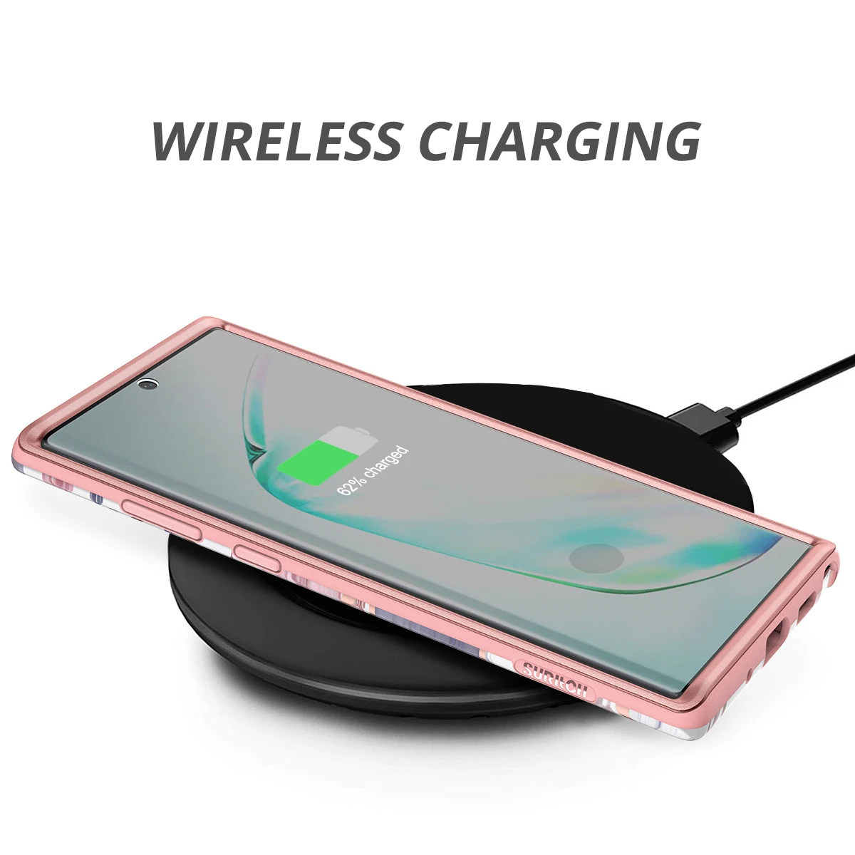 Slim Stylish Geometric Marble soft shell shockproof bumper Phone Case For Samsung Galaxy Note 10 with Built-in Screen Protector