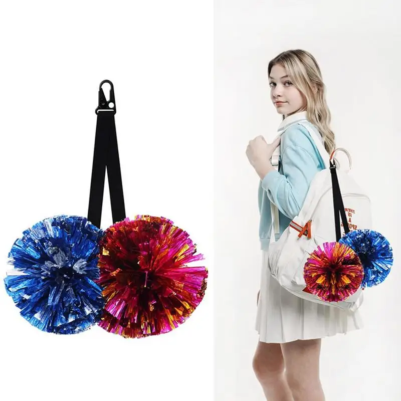 Backpack Cheer Pom Holder 2X Cheerleader Backpack Cheer Pom Lanyard Bag Accessories For For Protection